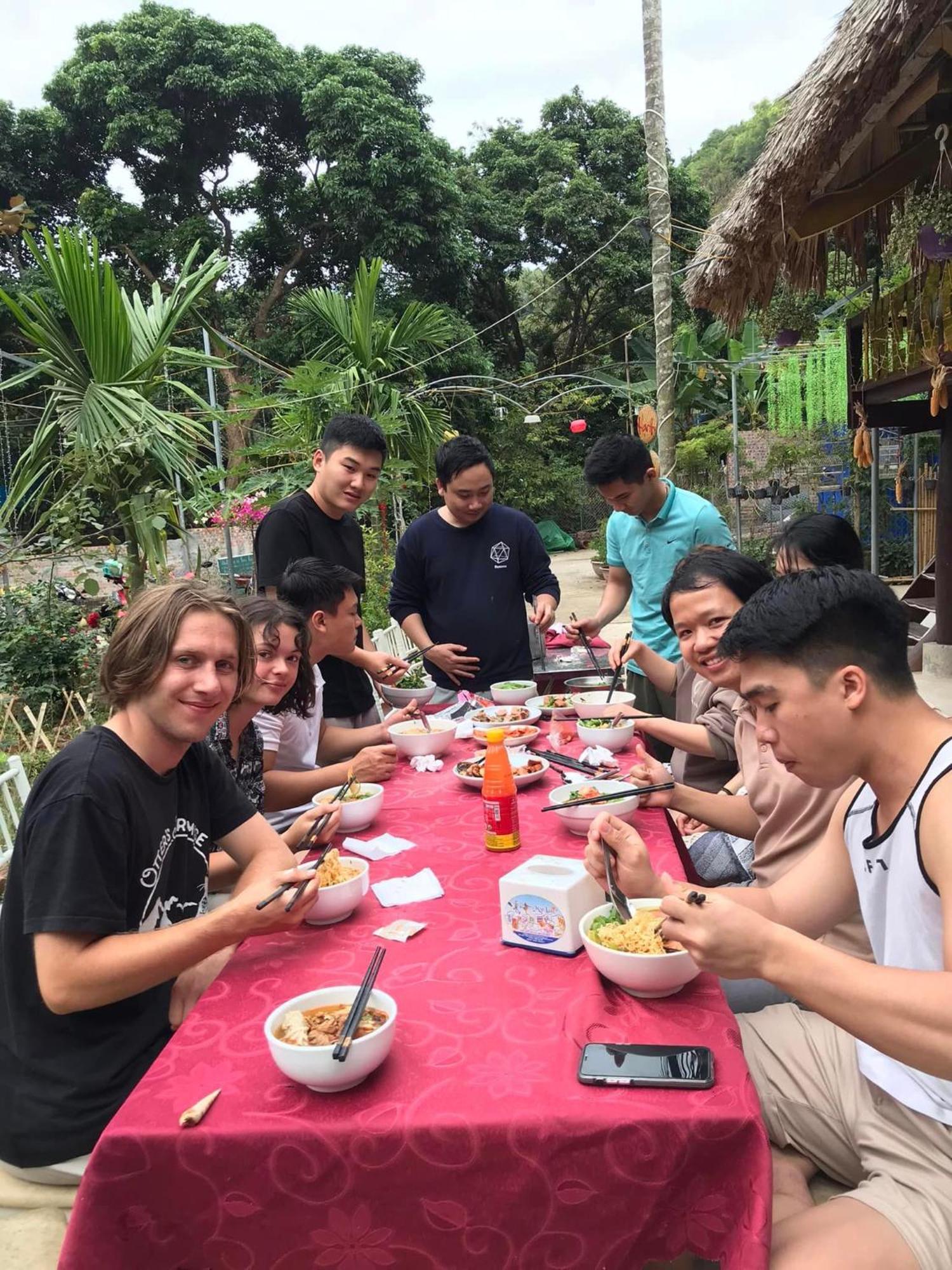 Bee Lucky Homestay Hien Hao Eksteriør bilde
